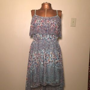 Floral High-low Strappy Dress